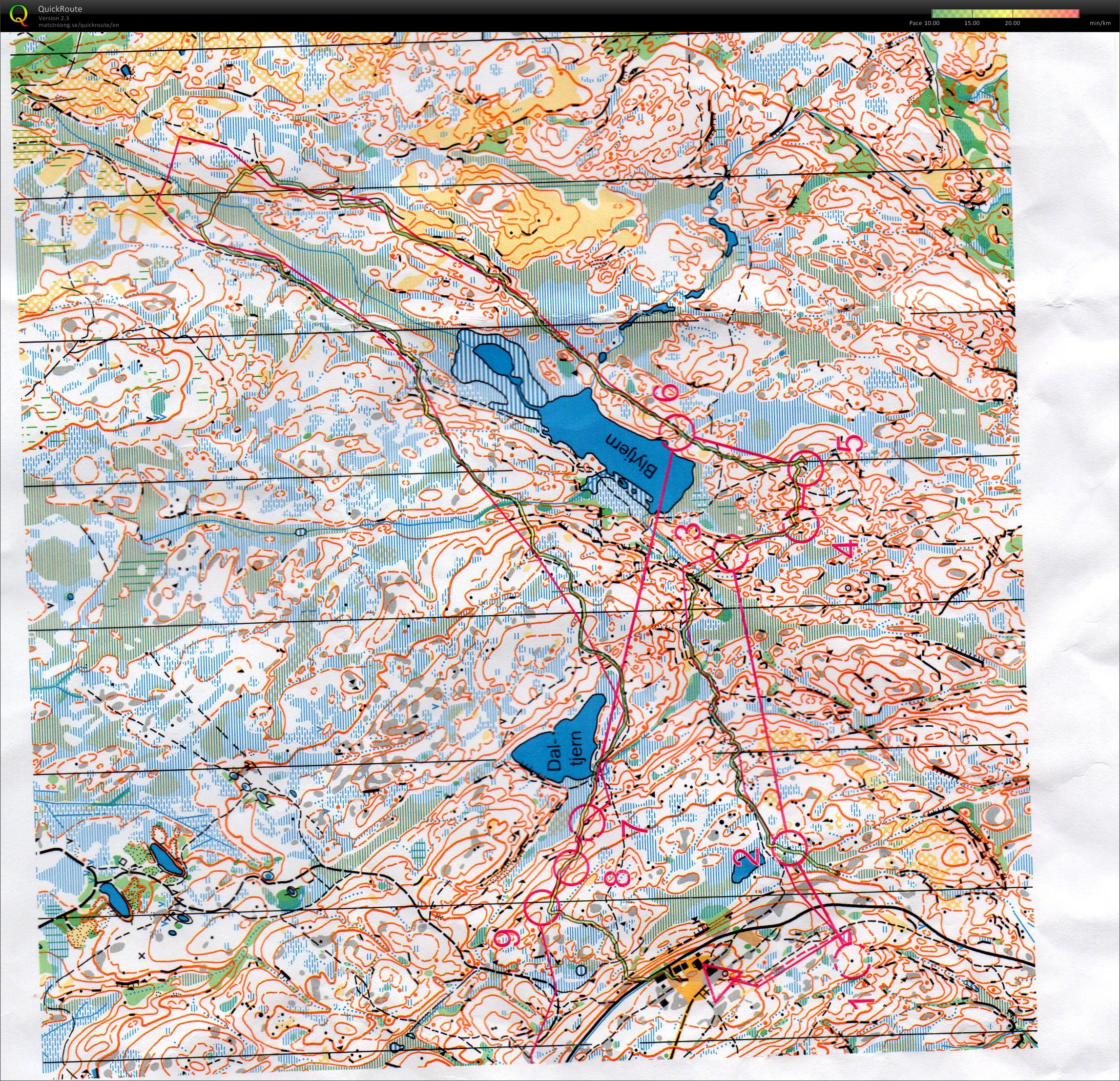 Løpetur på kart i høiåsmarka (04.11.2011)