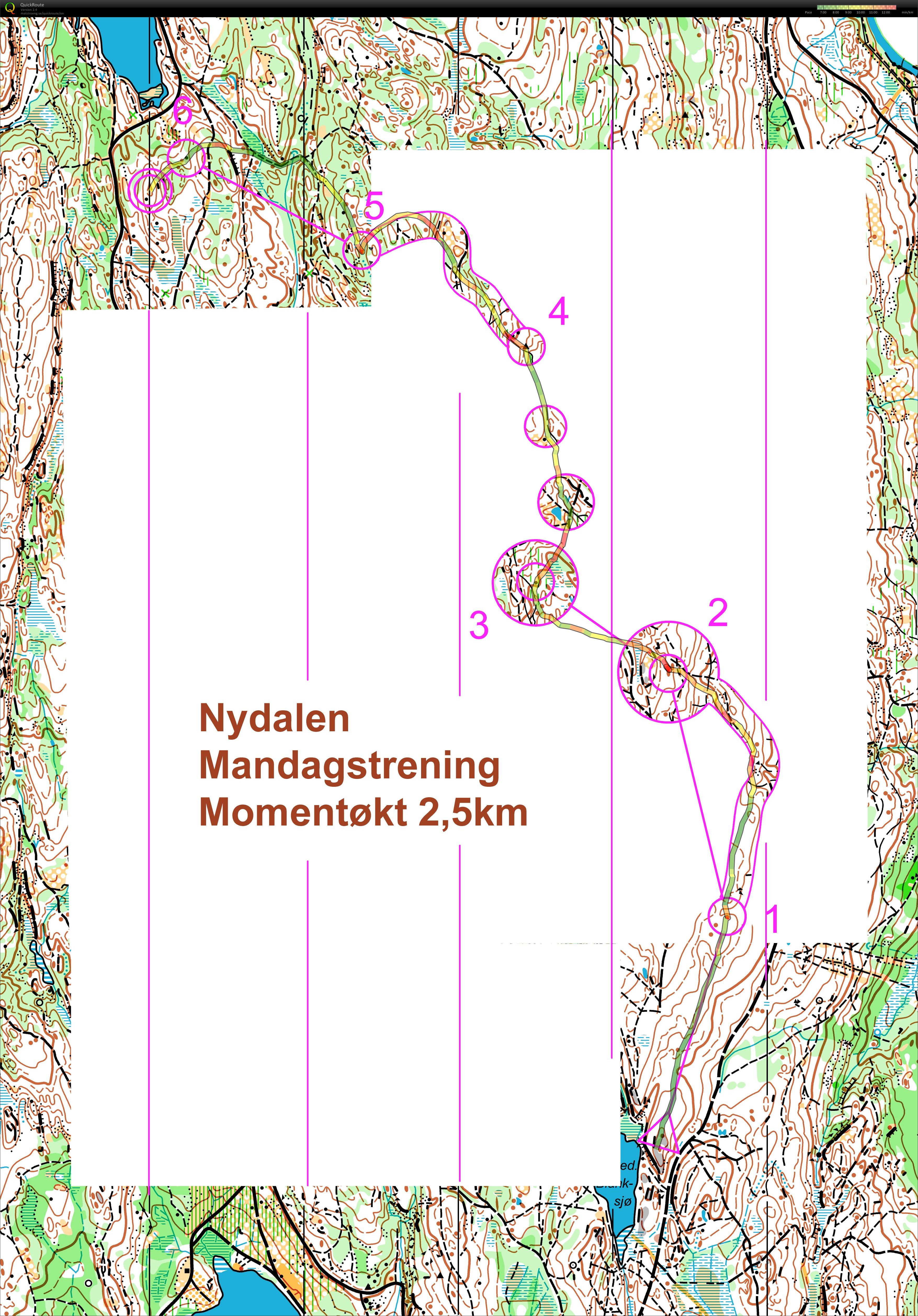 Nydalen Mandagstrening Nedre Blanksjø (15-06-2014)