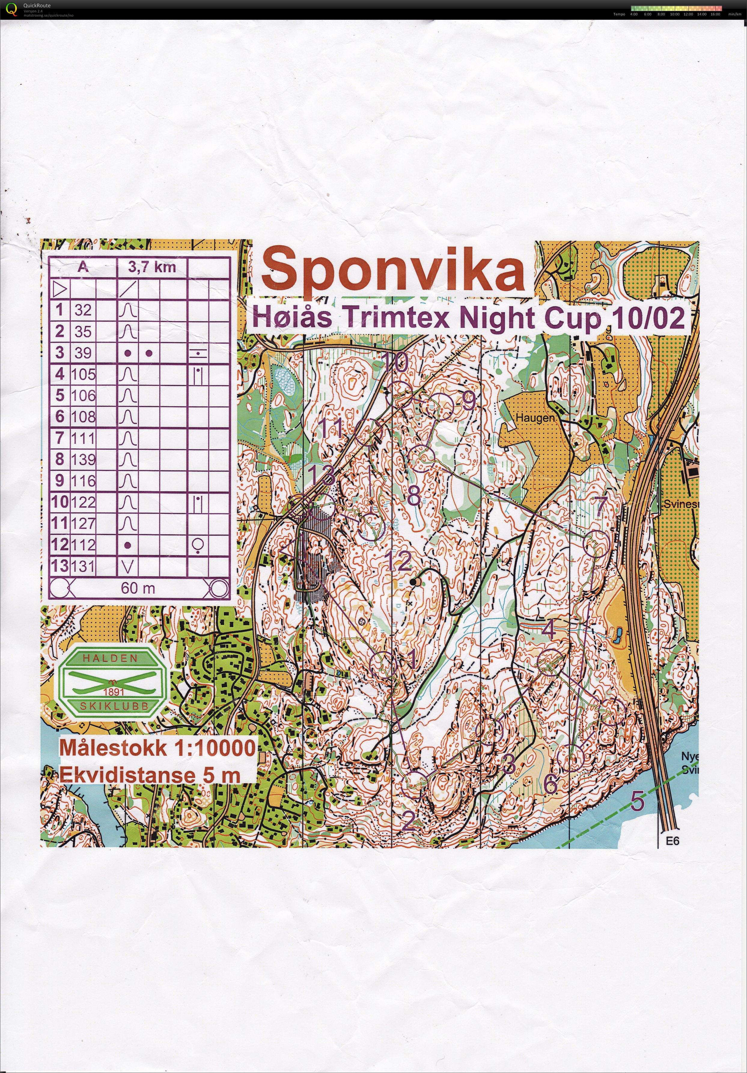 Høiås Trimtex Night Cup 6 (2012-02-09)