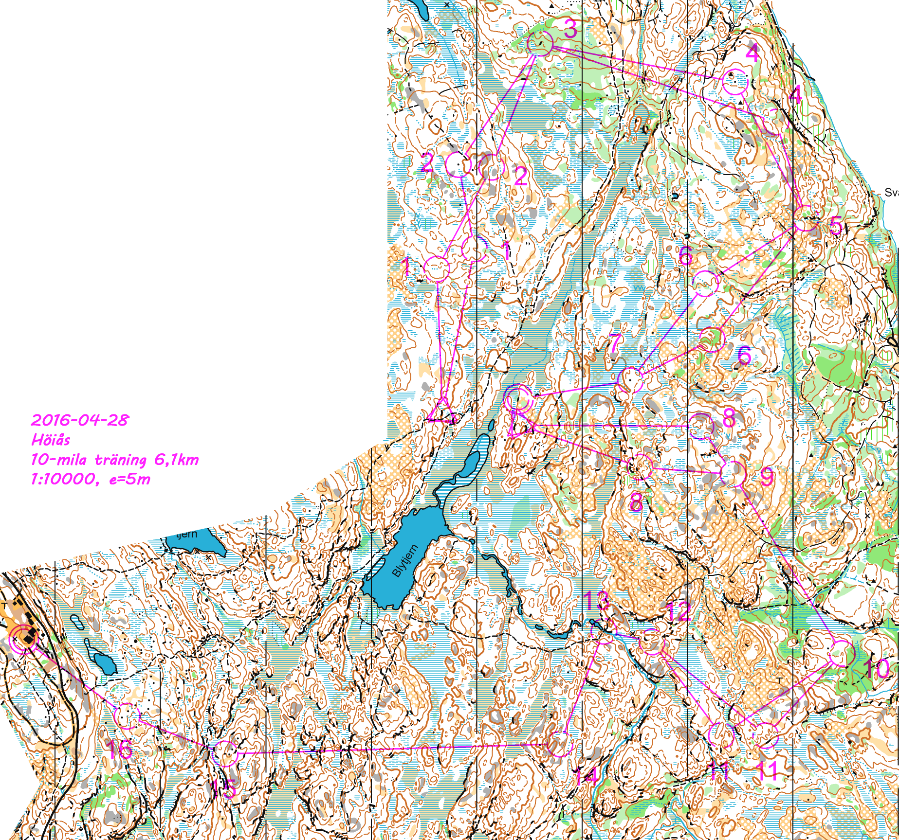 Høiås stafett trening (27.04.2016)