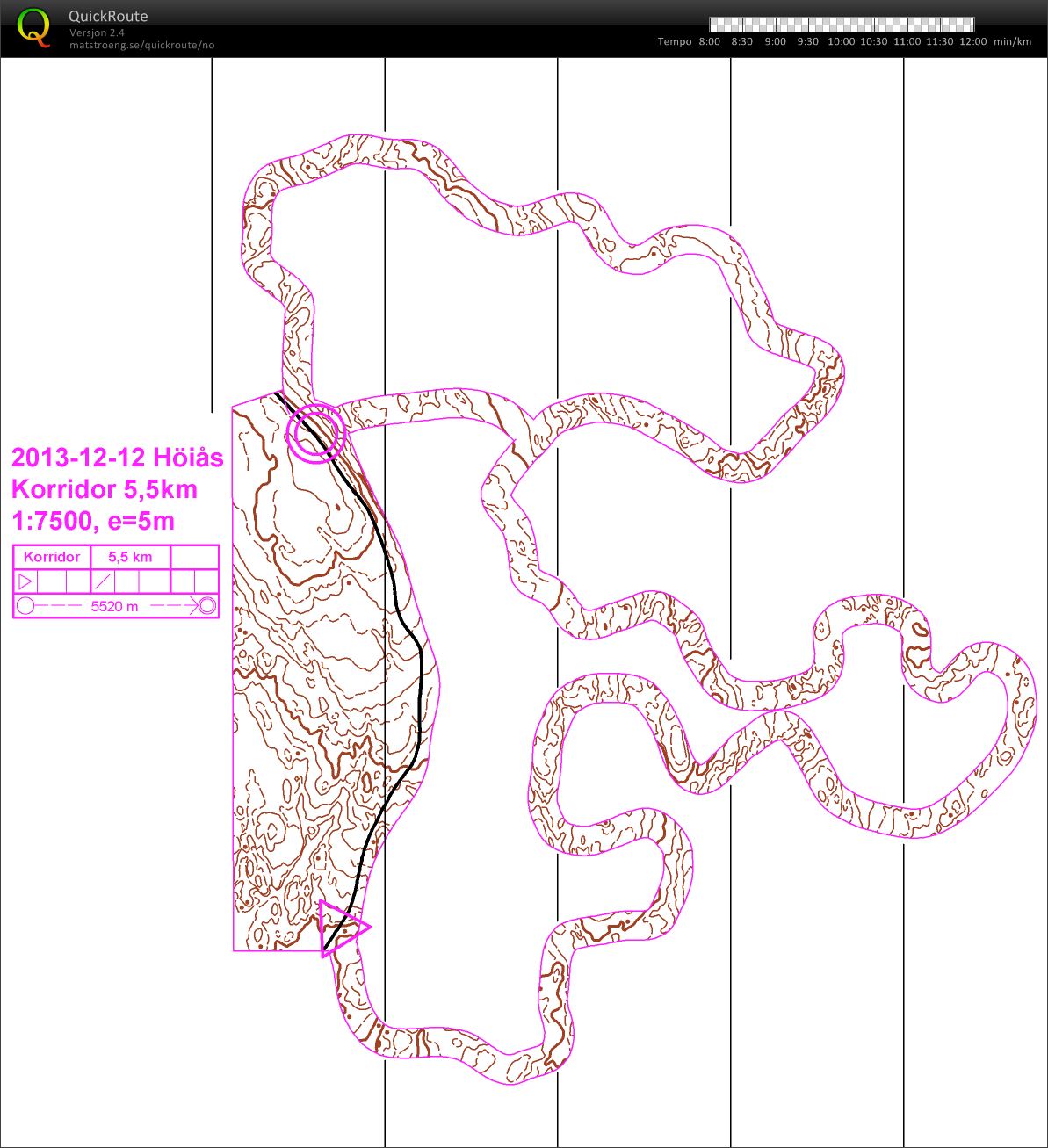 Kurvekorridor Høiås (2013-12-12)